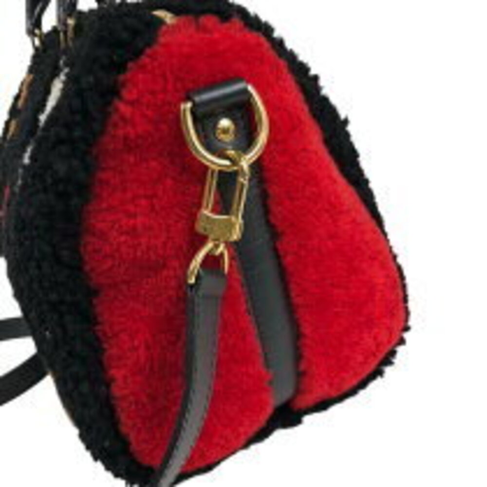 Louis Vuitton Leather Monogram Boston Speedy Bag Bandouliere Shearling Teddy - Picture 7 of 11